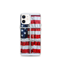 Load image into Gallery viewer, American Flag iPhone Case USA Red White Blue Stars Stripes Patriotic Window USA Love Original Photo by Chandra Carmack of Re-Assigned
